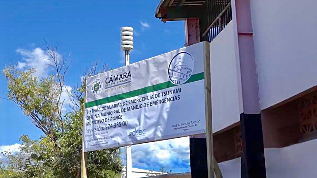  Instalan nuevo sistema de emergencia contra Tsunami en Ponce 