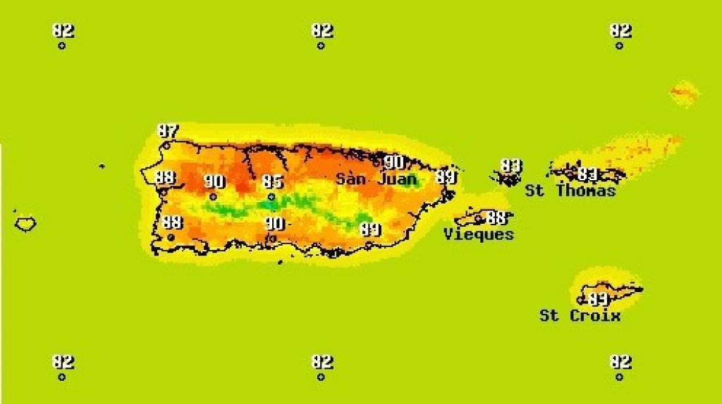  Tiempo Seco por el Polvo del Sahara 