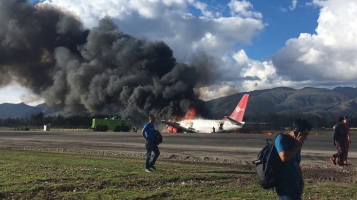 Videos muestran el horror vivido tras el accidente del Boeing-737 de Peruvian Airlines