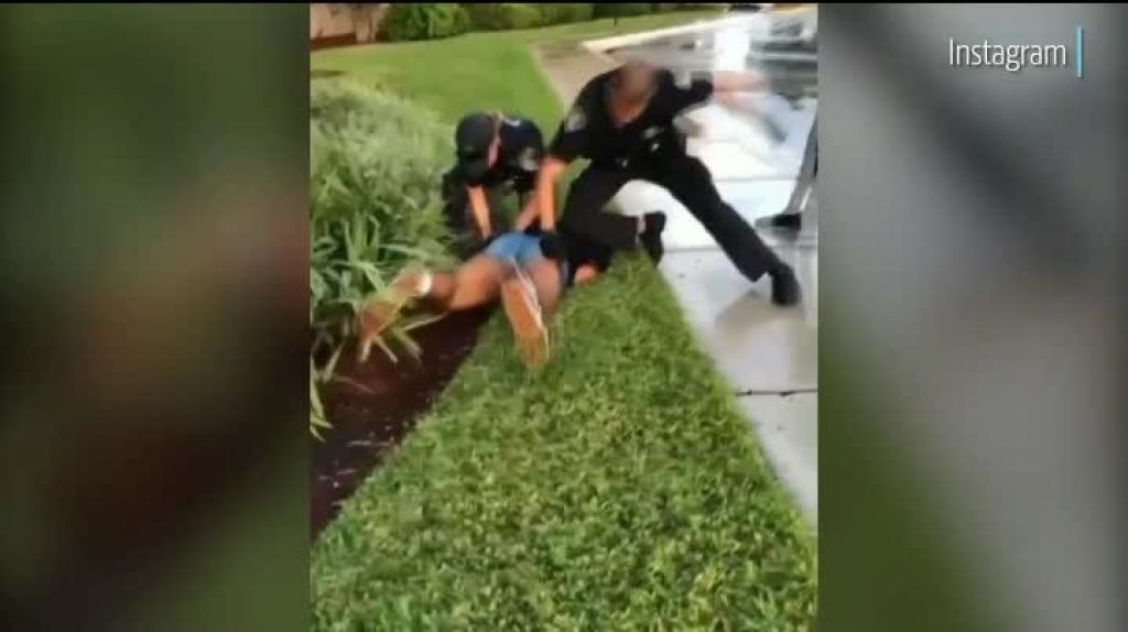  Viral video de polic&iacute;as que golpean una adolescente de 14 a&ntilde;os en Florida 