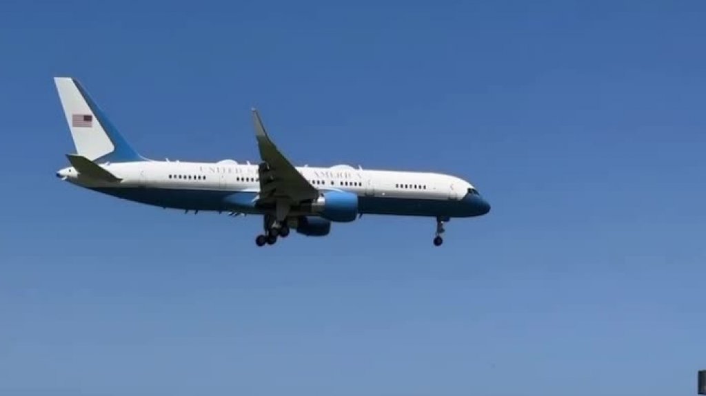  Video: Momento en que llegar el Air Force One TWO, con la primera dama de Los Estados Unidos a PR 