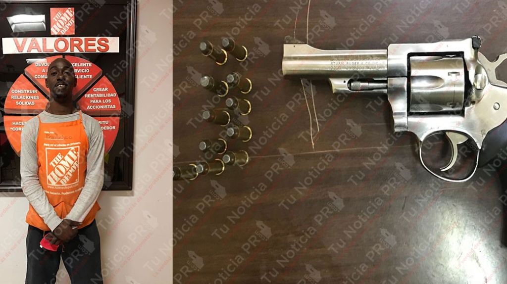  Municipales de Carolina, arrestan empleado de Home Depot de los colobos que amenazó a su compañero de trabajo con un revolver 