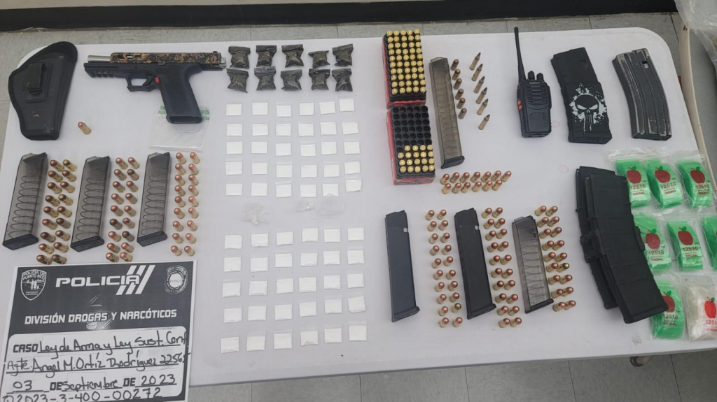  Operativo en Juana D&iacute;az termina en arresto por armas y drogas 