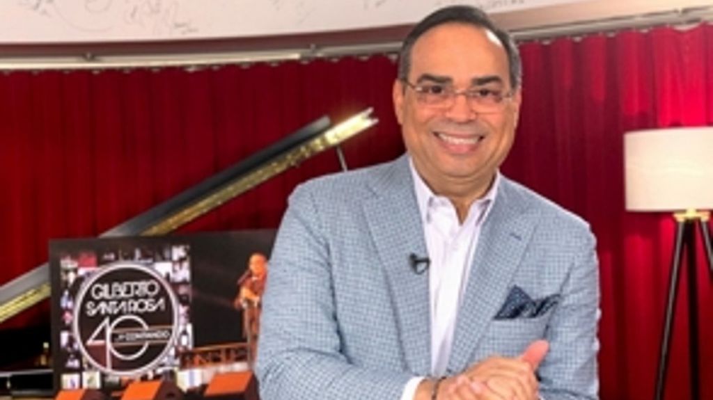 Gilberto Santa Rosa lleva a sinfónica la emotiva "Canta mundo", del dominicano Manuel Troncoso 