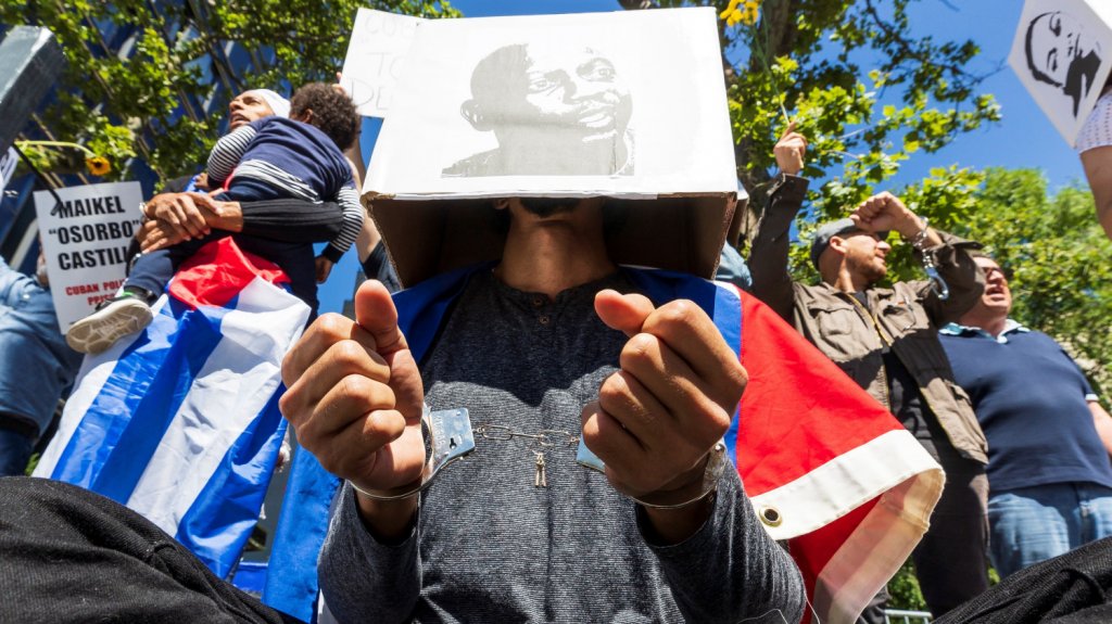  Opositores cubanos exigen ante la ONU la liberaci&oacute;n de presos pol&iacute;ticos 