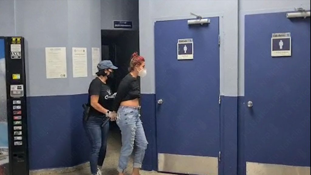  Video: Arrestan en Bayam&oacute;n mujer que ten&iacute;a orden de arresto federal 