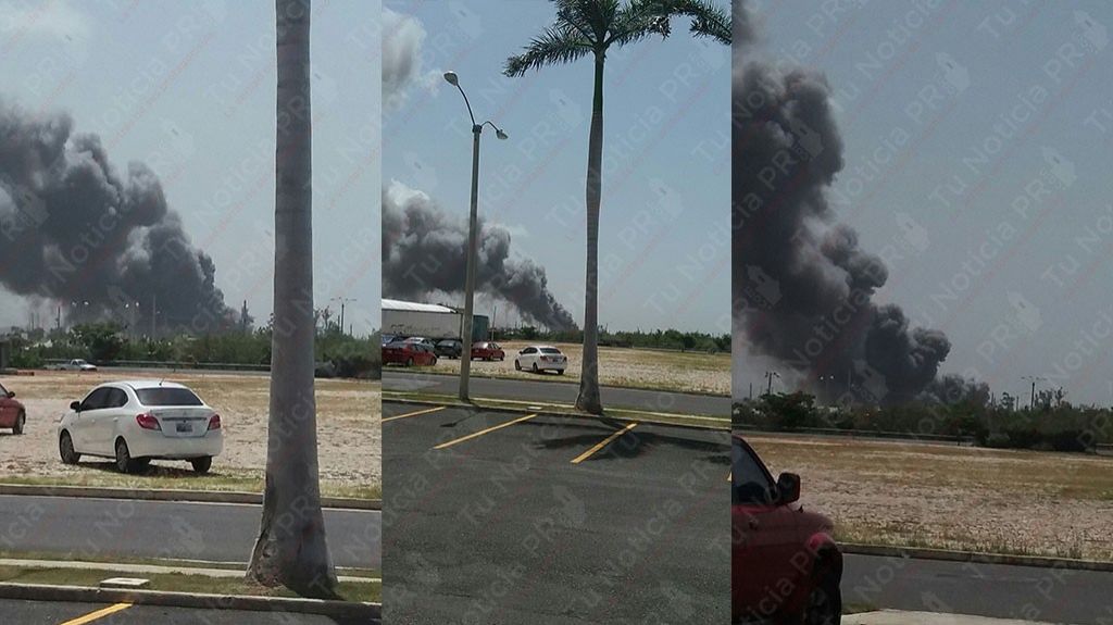  Incendio en fabrica de Metales en Salinas 