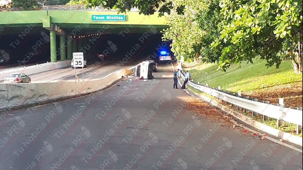  Fotos: Cerrado t&uacute;nel minillas de Carolina a San Juan por tiroteo que dej&oacute; un muerto 