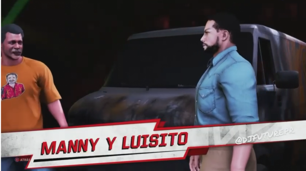  Video: En la lucha libre Virtual personalidades Boricuas de la música y la política 