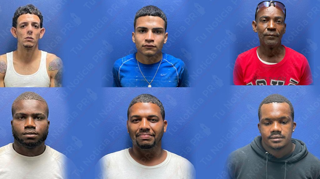  6 arrestados con armas y drogas durante intervenciones en San Juan 