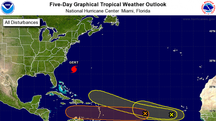 Activo el AtlÃ¡ntico. Hay tres sistemas con potencial ciclÃ³nico.