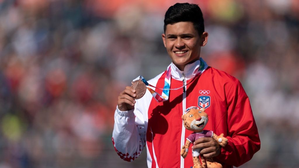  Jan Moreu gana bronce en los 5000 metros marcha 