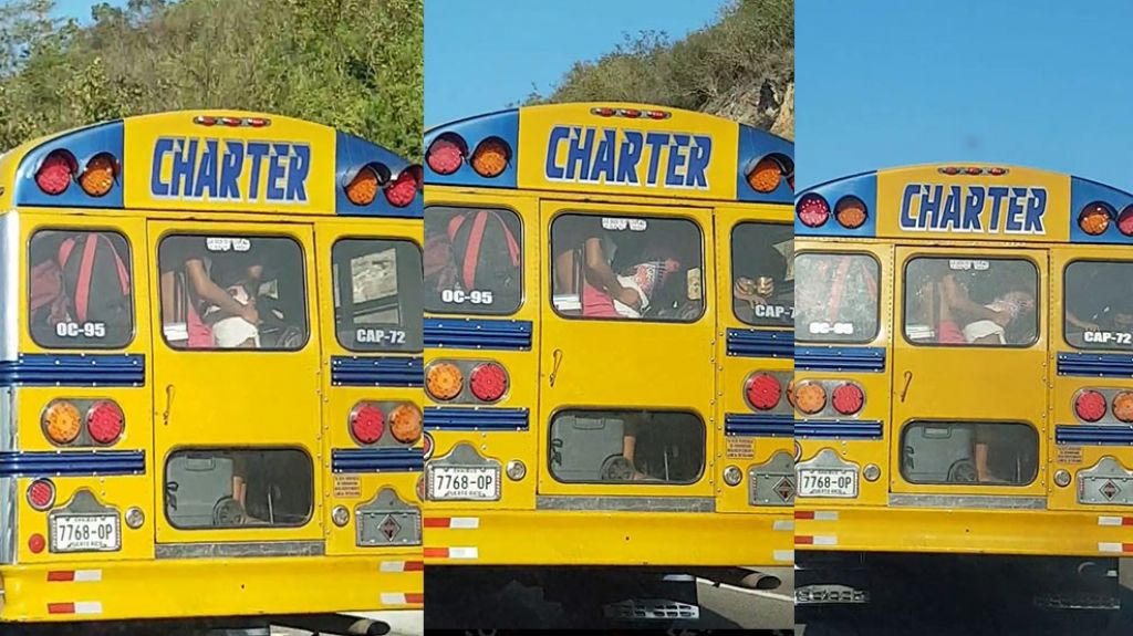  Video: Conductor capta “Un Perreo intenso” entre dos jóvenes en autobús escolar 