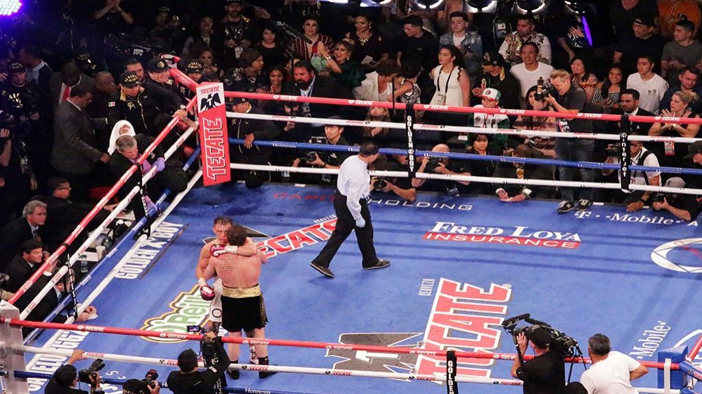 La revancha entre "Canelo" y Golovkin deja 1,1 mill&oacute;n de compras de TV de pago 