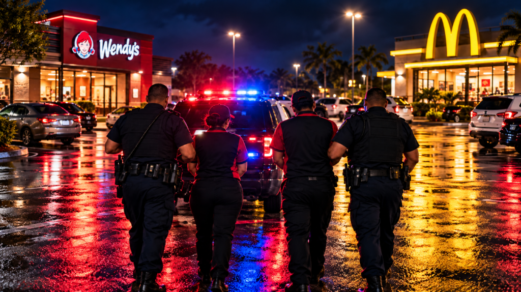  Dos empleados de Wendy&rsquo;s terminan arrestados tras robo en estacionamiento de McDonald&rsquo;s 