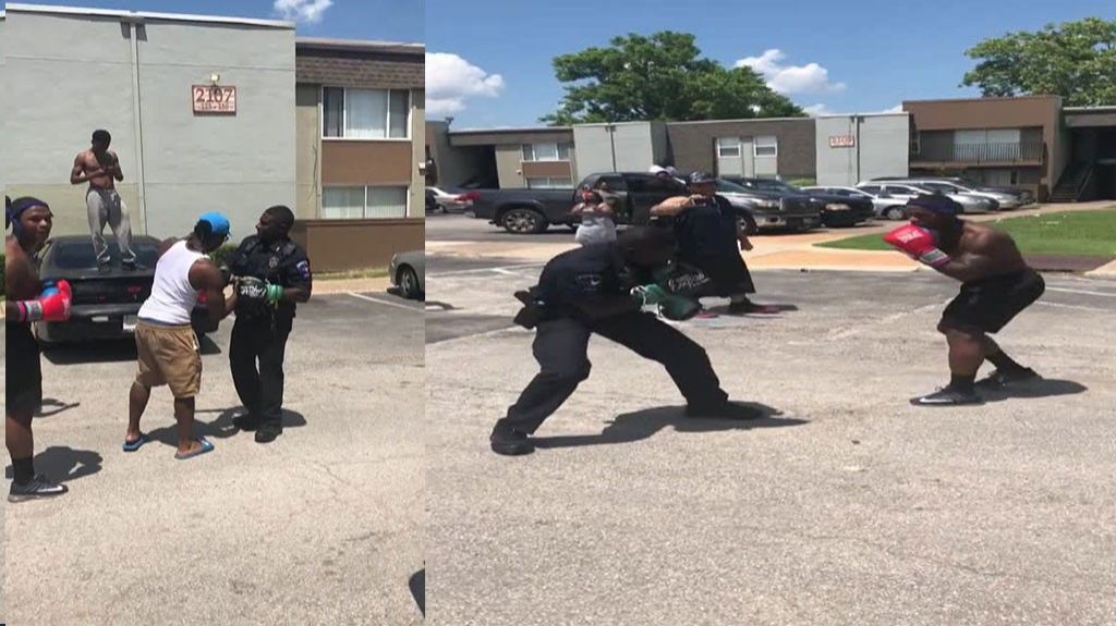  Video viral: Polic&iacute;a en Estados Unidos se pone los "Guantes&rdquo; con joven de la comunidad 