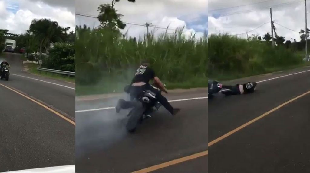  Video: Estaba en un &ldquo;entierro&rdquo; y por poco se mata con to y motora 
