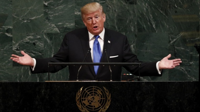 Trump abraza soberanÃ­a nacional y amenaza a Corea del Norte, Venezuela e IrÃ¡n