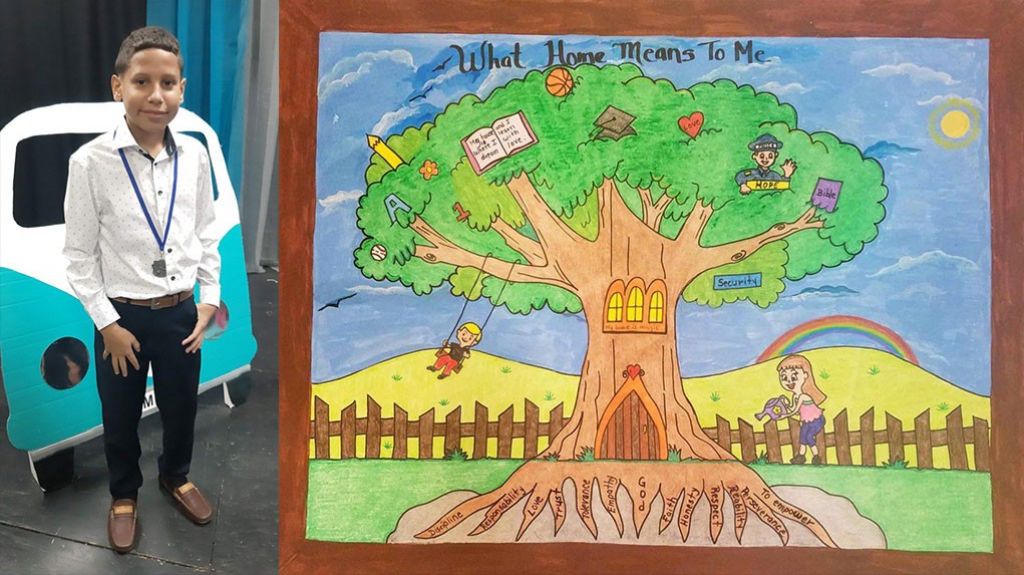  Ni&ntilde;o puertorrique&ntilde;o residente de vivienda p&uacute;blica es reconocido a nivel nacional por su arte 