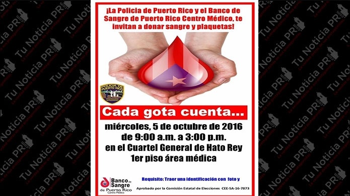 La PolicÃ­a se une al Banco de Sangre 