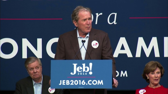 George W. Bush llega al rescate de Jeb Bush