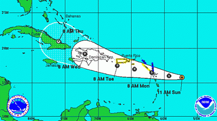 Vigilancia de Tormenta Tropical para Puerto Rico ...