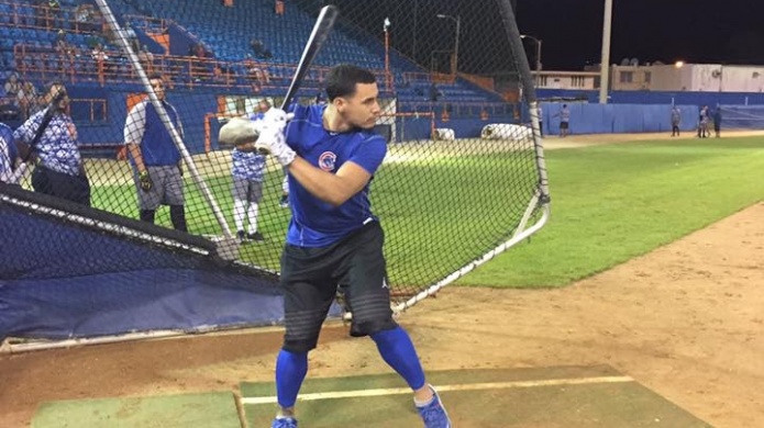 Javier BÃ¡ez practica con los Cariduros