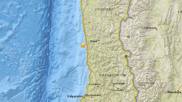 Un sismo de 6,5 sacude Chile y hace temblar edificios en la capital