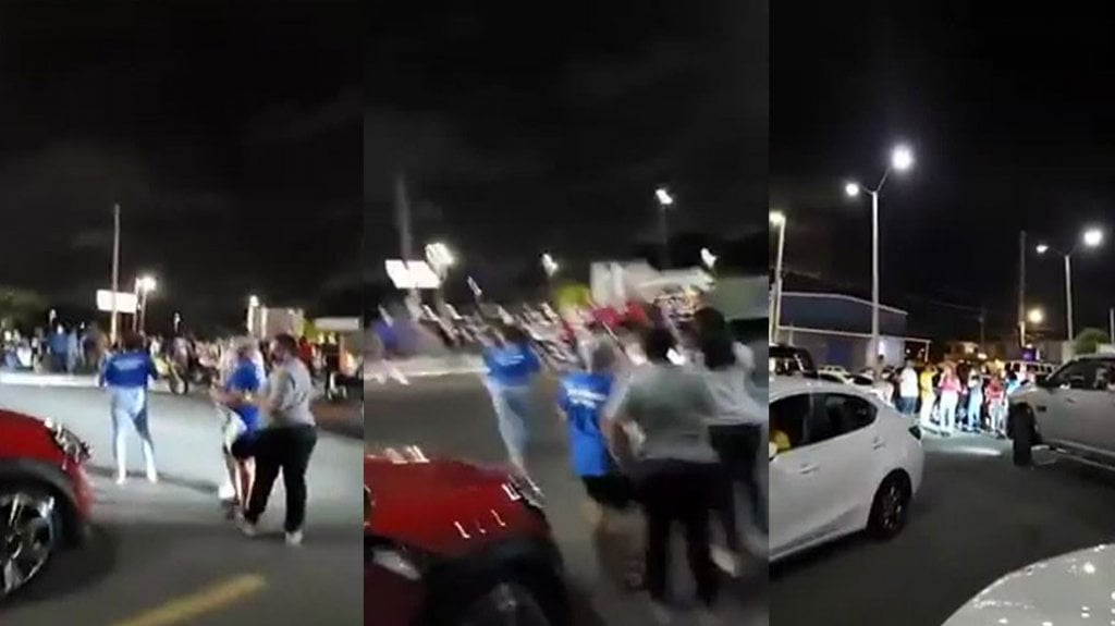  Video: “Bebe Lata“, y jangueo sin distanciamiento y sin mascarillas anoche durante una caravana política 