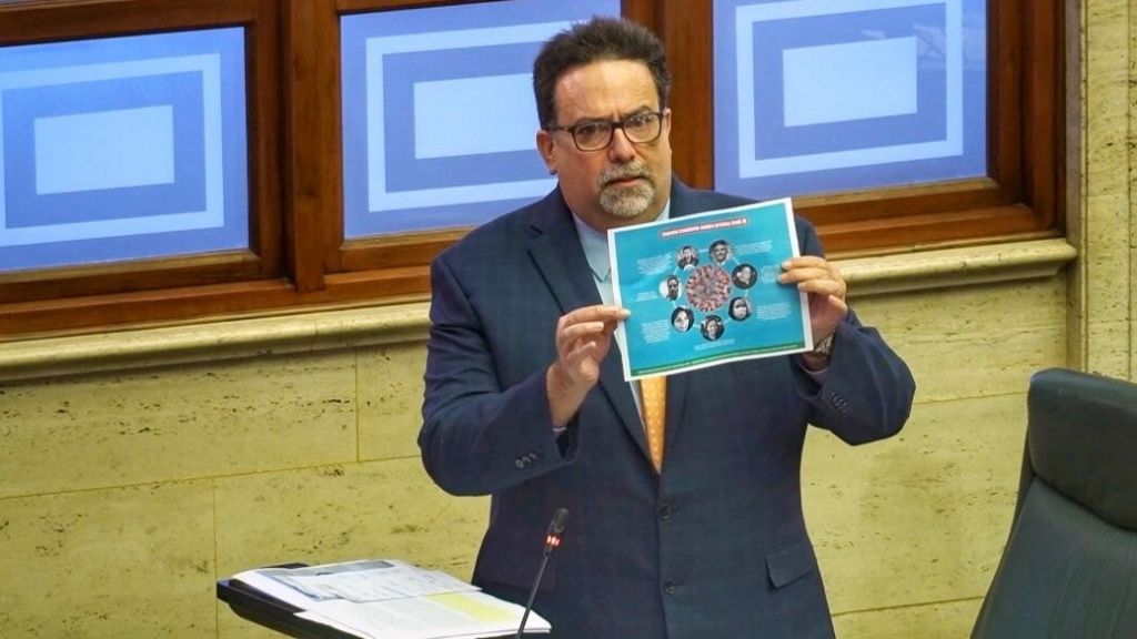  Denis M&aacute;rquez radica segundo informe sobre compra de pruebas Covid19 