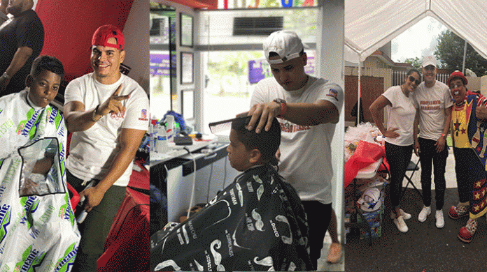 Video: Todo un Ã©xito, iniciativa de barberos en Carolina para el regreso a clases 