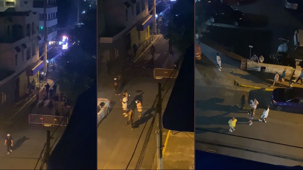 Video: Turistas &ldquo;problem&aacute;ticas&rdquo; insultan a polic&iacute;as anoche en la placita de Santurce 