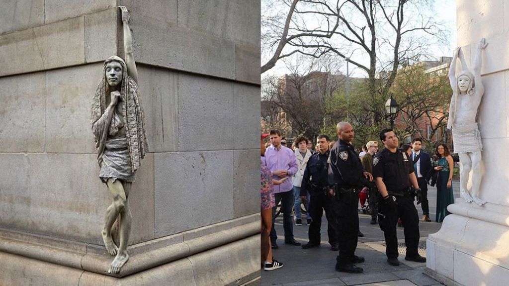 Arrestan en Nueva York al joven Boricua mejor conocido como la &ldquo;Estatua viviente&rdquo; &nbsp; 