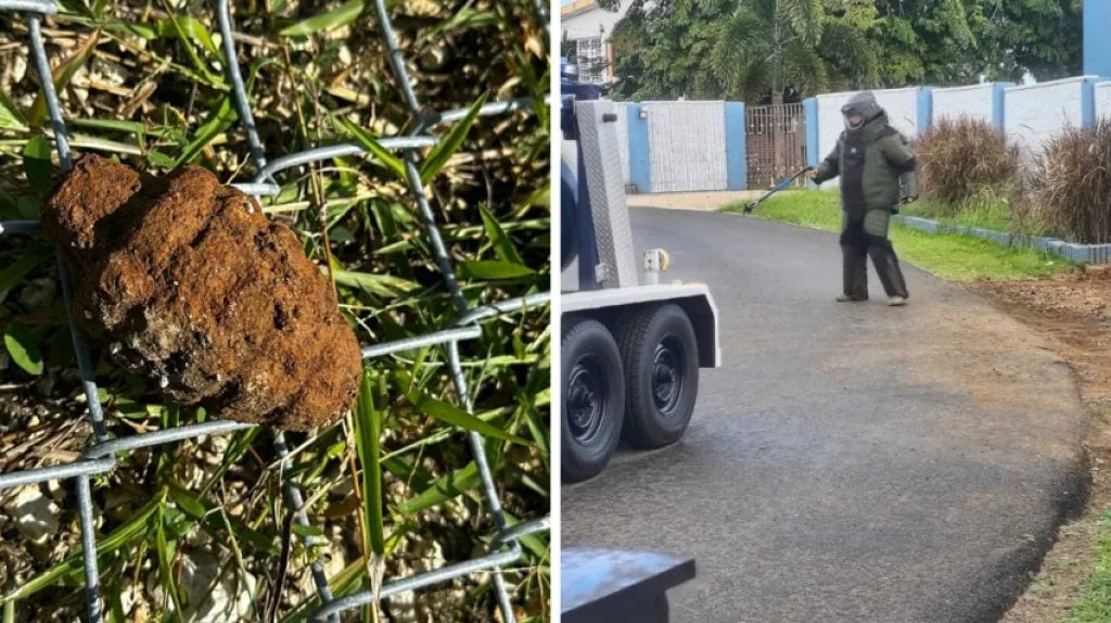  Encuentran granada cerca de comunidad en Vega Baja 