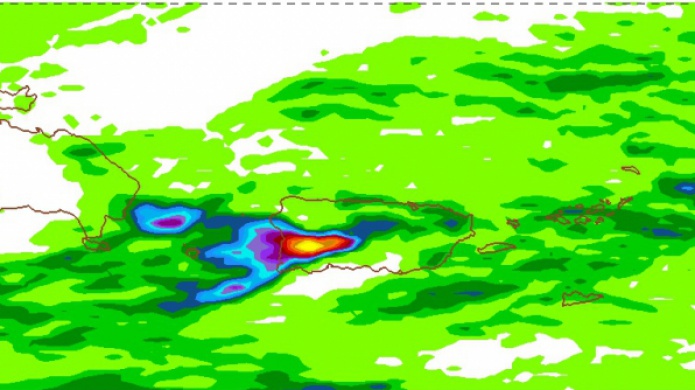 Hay potencial de aguaceros, pero no para toda la isla... CarraÃ­zo llega a nivel de "control". 