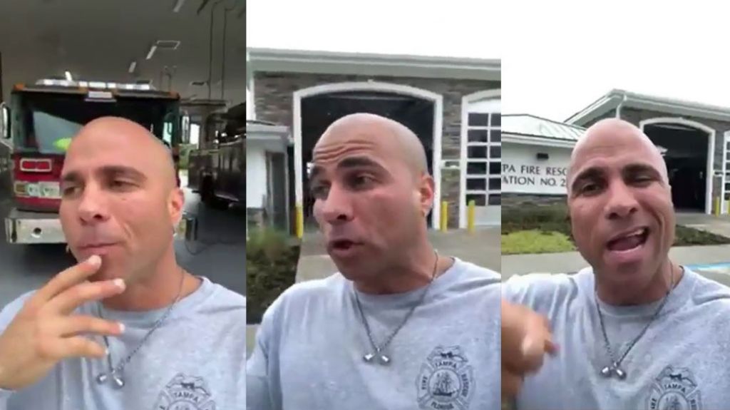  Video: Bombero cubano lanza descarga contra sus compatriotas y los compara con el valor de los Boricuas para protestar 