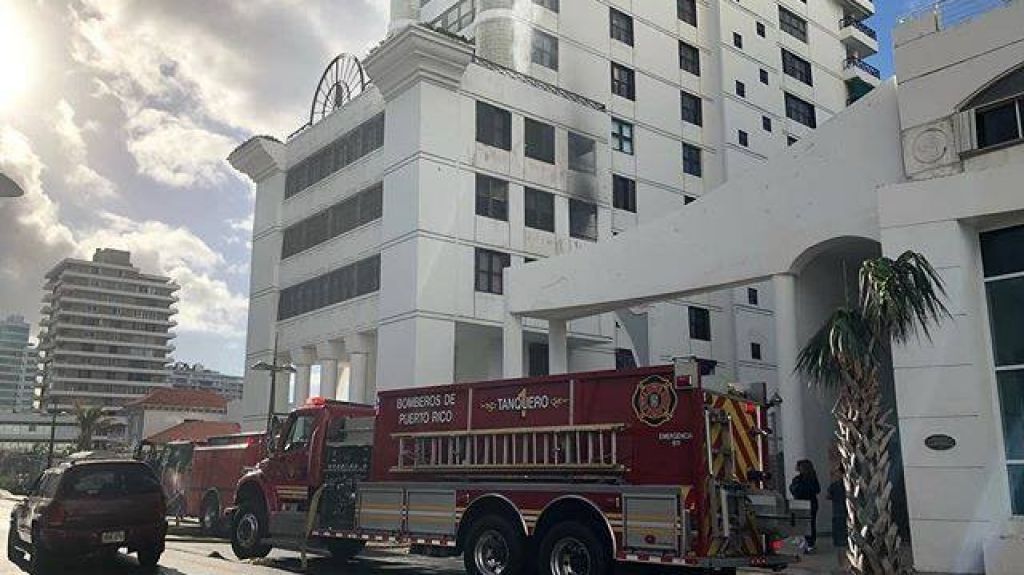  Incendio en edificio de Condado 