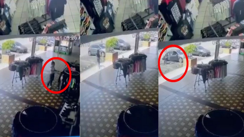  En video mujer que roba ropa en tienda de Yauco y empleada se la quita 