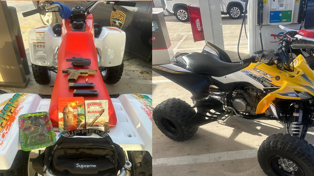  Persecuci&oacute;n a &ldquo;Four Track&rdquo; en Yabucoa termina con dos arrestados por ley de armas 