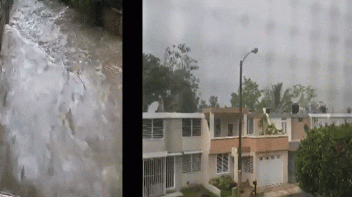 Video: Jubilo por las lluvias en el paÃ­s, vea como esta Trujillo Alto