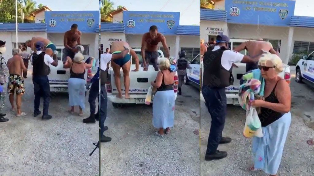  Video: Arrestan varios turistas por violar “Toque de Queda” en la Republica Dominicana 