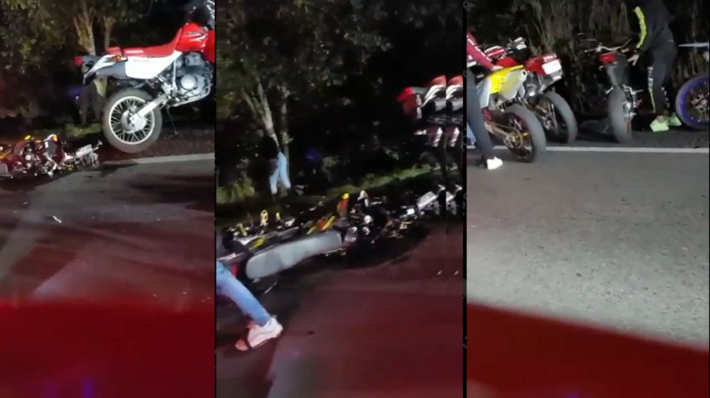  Otro video muestra la situaci&oacute;n en Dorado donde reportan violento accidente de motora 