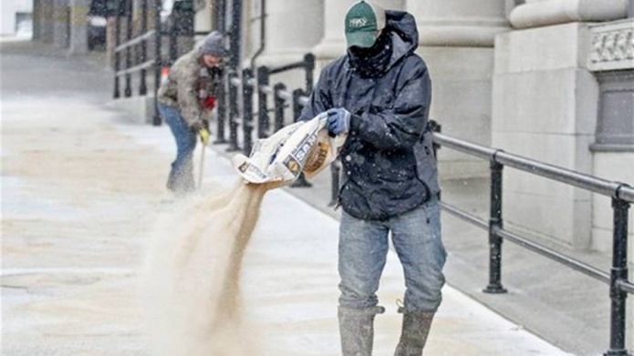 Tormenta de nieve cubre parte de Carolina del Norte