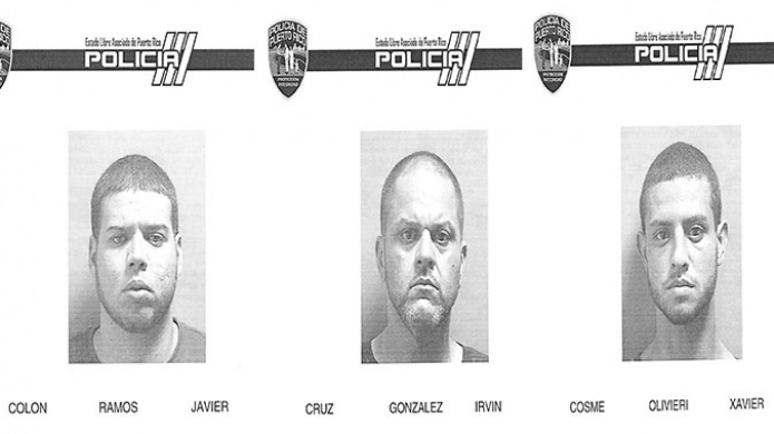 Cargos por drogas contra tres hombre en Ponce 

