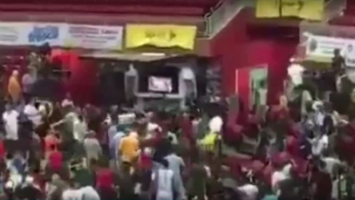Video: Herido Ã¡rbitro durante motÃ­n en juego de baloncesto de Quebradillas y Ponce