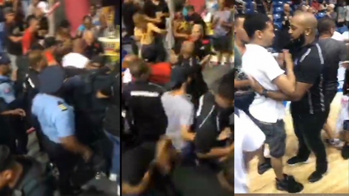 Video: MotÃ­n anoche en la semifinal de Fajardo y Quebradillas