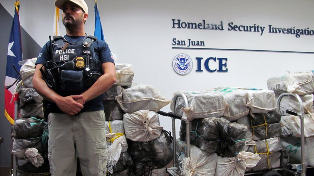  Incautados 289,4 kilos de coca&iacute;na cerca de Vieques 