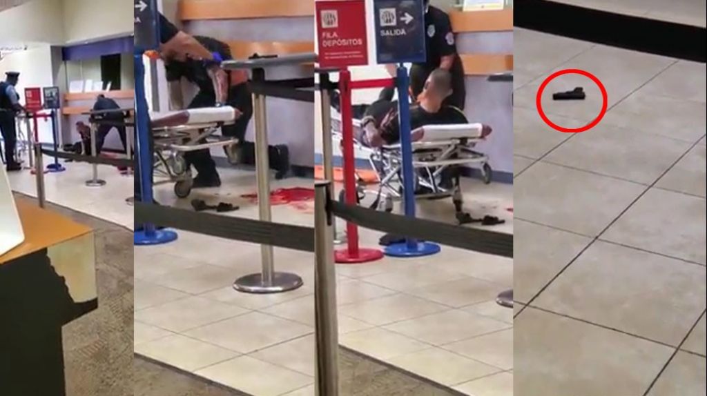  Nuevo video: Momento en que param&eacute;dicos asisten a hombre que asalto el Banco Popular de Trujillo Alto 