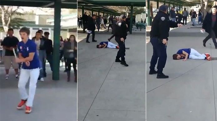 Revelan video de estudiante de Nevada que apuÃ±alÃ³ a compaÃ±ero