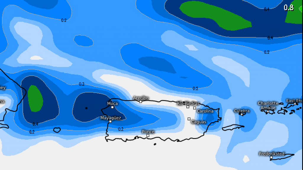  Aguaceros se desarrollar&aacute;n, esta tarde, a trav&eacute;s de sectores del norte y oeste-interior 